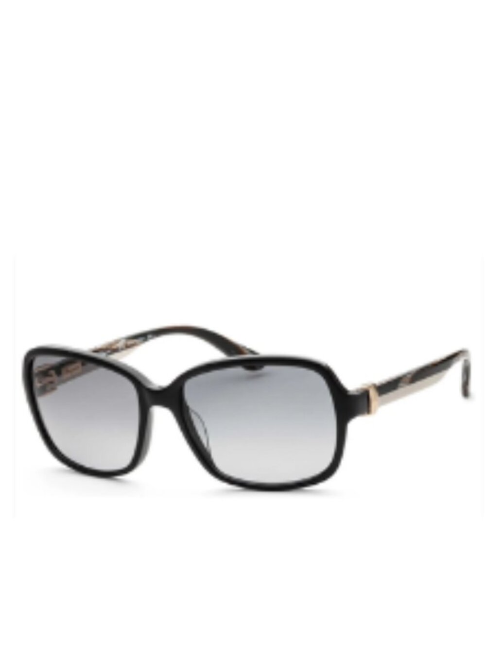 Original Salvatore Ferragamo Sunglasses Womens Black/Gray Gradient SF606S NEW